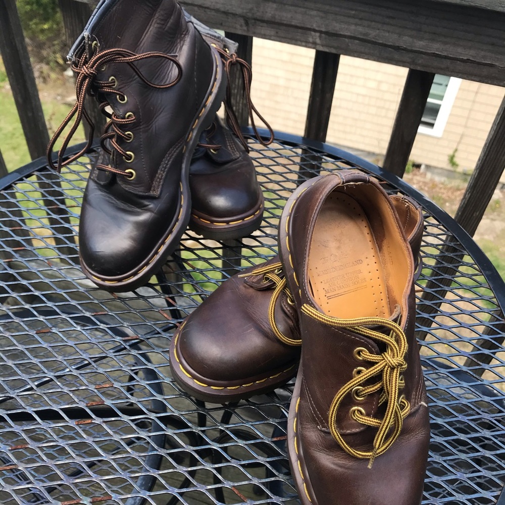 2 pairs - $100 Vintage Oxford Dr Martens - Brown -